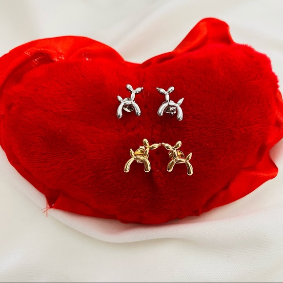 Balloon Dog Earrings - Picture 4 of 8